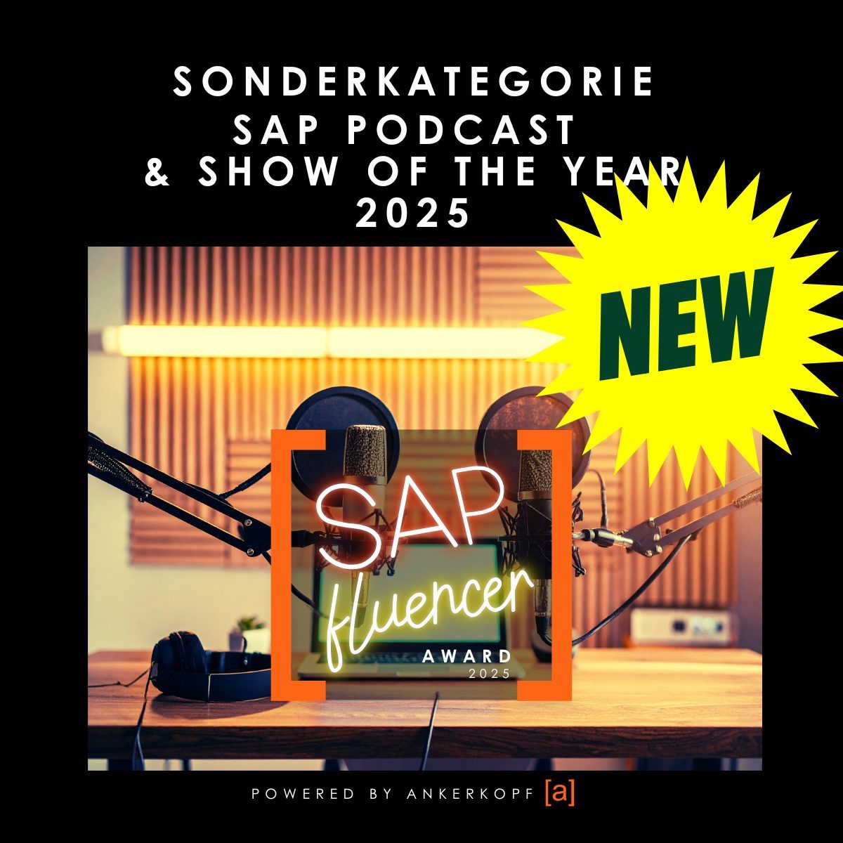 Key Visual der Sonderkategorie SAP Podcast & Show of the Year 2025